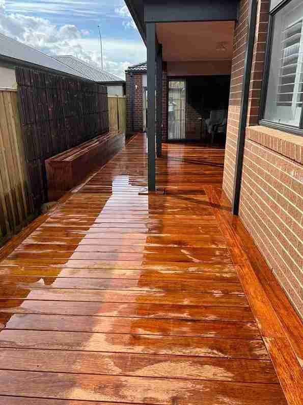 Covered Side Deck Walkway