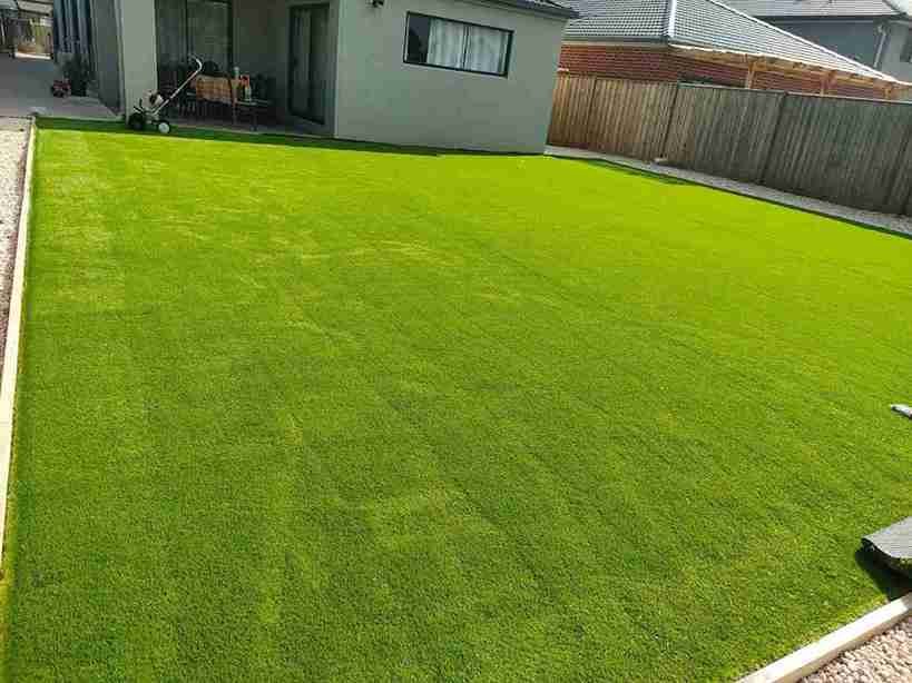 Artificial turf installation in Cranbourne