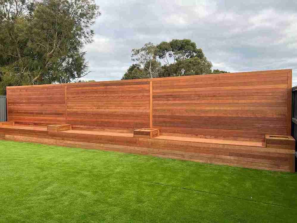 Timber fencing project in Cranbourne West
