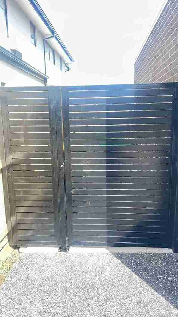 Slatted Aluminium Gate