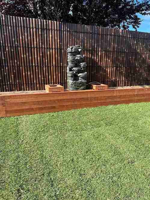 Stacked Stone Water Feature